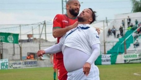 La foto de Fabbiani que se hizo viral por su barriga