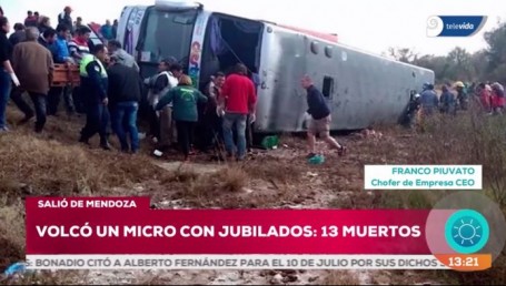 Un ómnibus volcó en Tucumán: 16 personas muertas y numerosos heridos