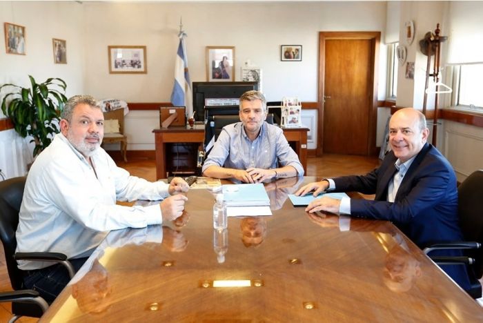 Canteros se reunió con el ministro “Juanchi” Zabaleta