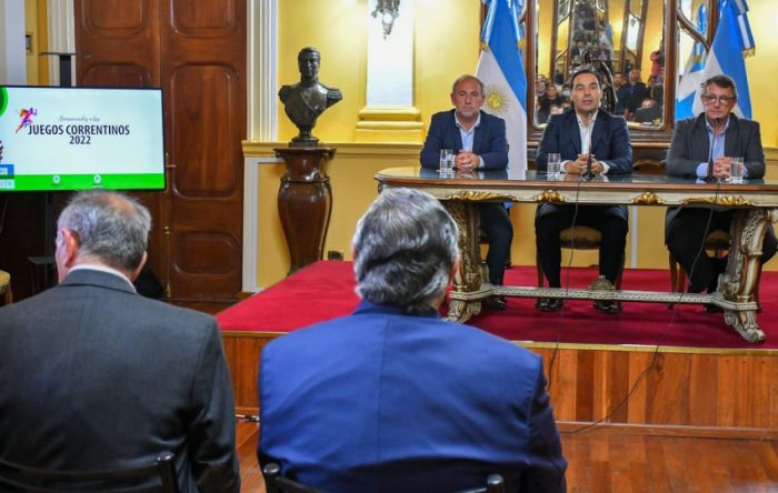 Valdés lanzó los "Juegos Correntinos 2022" y ratificó que el "deporte es política de estado"