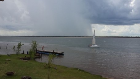 La lluvia llegó a Resistencia y podría llegar a Corrientes