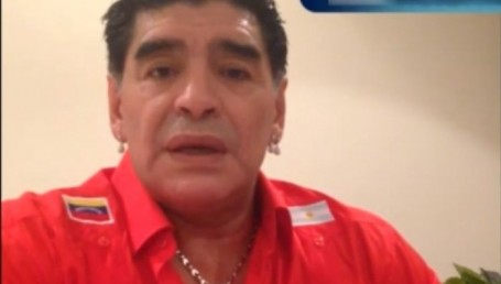 Maradona y Víctor Hugo transmitirán el Mundial para Telesur