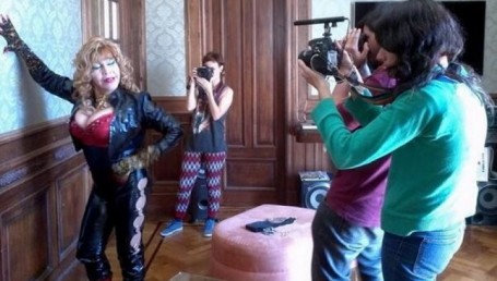 La insólita sesión de fotos de una "Tigresa" en la Casa Rosada