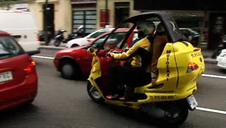 Las mototaxis, una alternativa que crece en Buenos Aires