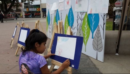 Plaza Cabral "ecológica" en el Día del Medio Ambiente