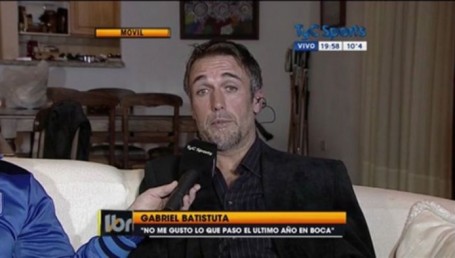 Gabriel Batistuta: "Pedí que me cortaran las piernas"