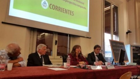 El Ministro Vischi y la Rectora de la UNNE se reunieron con académicos italianos