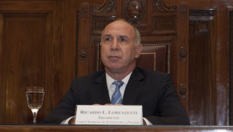 Lorenzetti dejaría la presidencia de la Corte Suprema