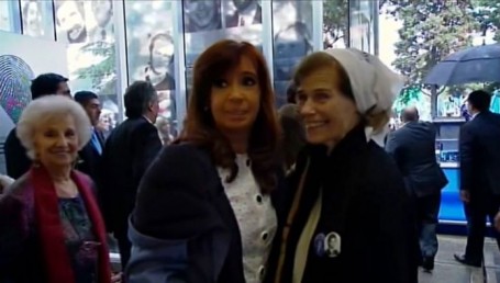 CFK inauguró el "sitio de la memoria"