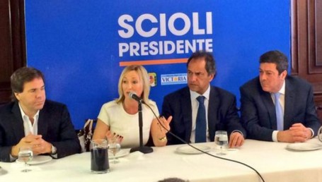 Mónica López, candidata massista, llamó a votar por Scioli