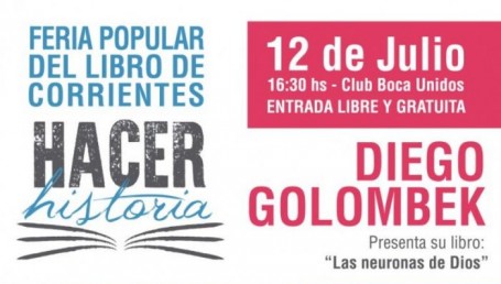 La Feria Popular del Libro presenta al reconocido científico Diego Golombek