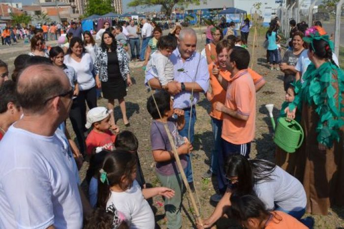 Ríos acompañó los festejos por el Mes del Niño en el barrio San Marcos