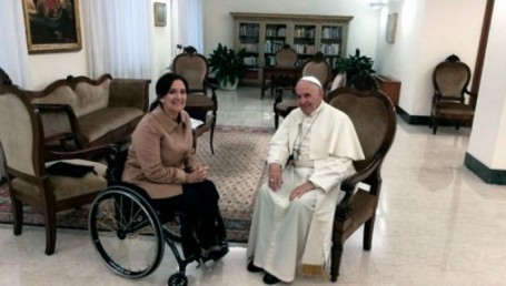 El Papa recibió a Michetti en el Vaticano