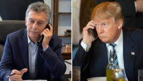 Trump habló por teléfono con Macri y lo invitó a visitar los EEUU