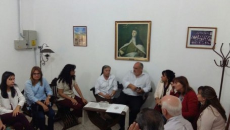 Colombi visitó el Instituto "Santa Teresa" de Goya