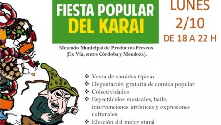 Municipio realizará hoy la Fiesta del Karaí Octubre