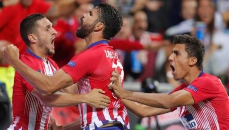Atlético Madrid venció al Real en tiempo suplementario y es campeón de la Supercopa de Europa