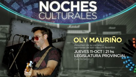 Recital de Oly Mauriño en la Legislatura Provincial